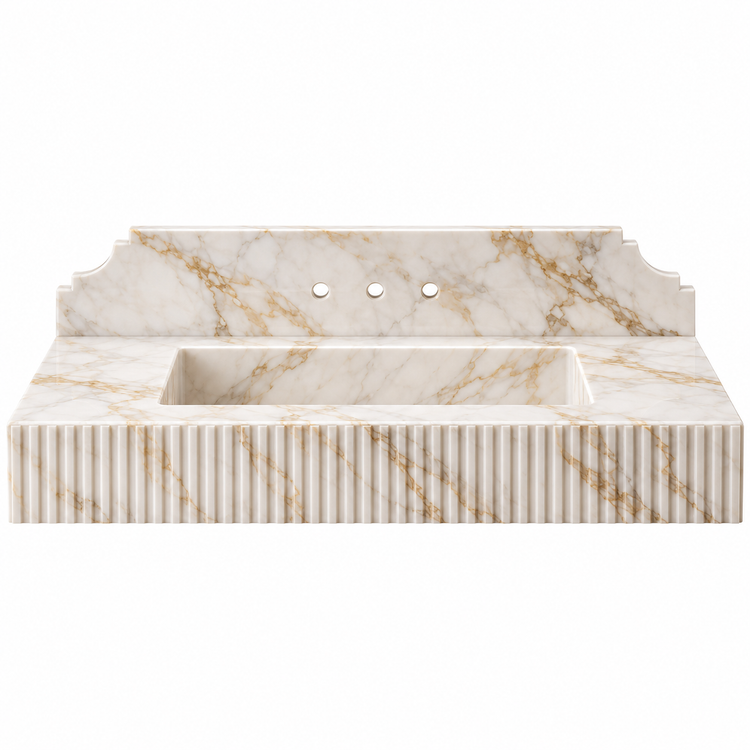 Calacatta Gold Marble Sink by Vero Marble