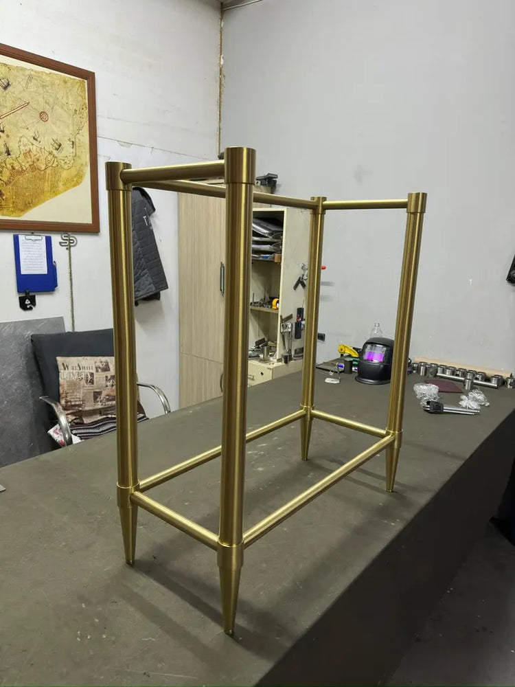Custom 316 Stainless Steel Sink Legs | Brass, Nickel, Black, Antique & Unlacquered